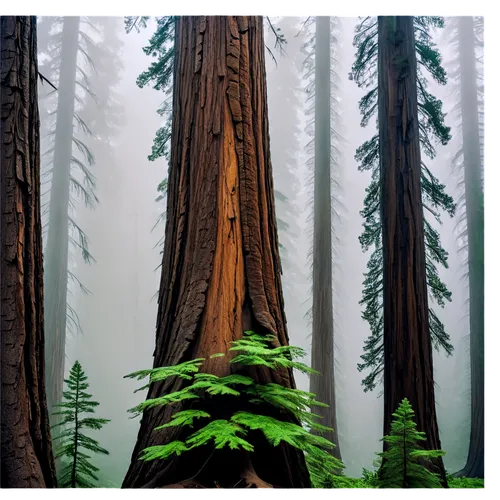 redwoods,redwood tree,old-growth forest,redwood,temperate coniferous forest,spruce forest,tropical and subtropical coniferous forests,coniferous forest,larch forests,sugar pine,fir forest,big trees,spruce trees,foggy forest,larch trees,evergreen trees,northwest forest,trees with stitching,douglas fir,united states national park,Art,Artistic Painting,Artistic Painting 32