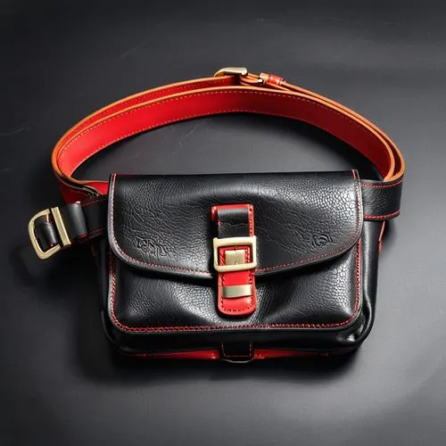 messenger bag,hindmarch,leather goods,black-red gold,crossbody,minkoff,Unique,3D,Isometric