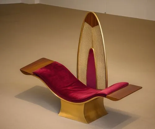 Chair for a Jewish circumcision ceremony, location B, Knesset, natural lighting, materials natural wood, pure rattan, burgundy velvet fabric and pure gold
vintage style,the chair has an unusual shaped