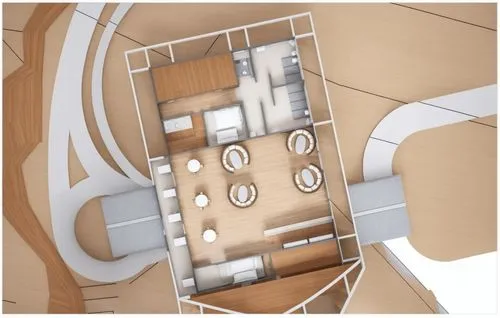 an overhead view of a house from above,cutaways,brake mechanism,cutaway,catheterization,mri machine,presser foot,Photography,General,Realistic