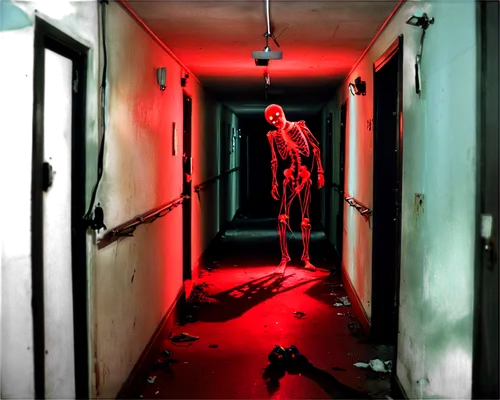 creepy doorway,hallway,corridors,corridor,the morgue,neomordellistena,basement,barotrauma,scaretta,hallways,boneparth,orrorin,dbd,skinwalker,skeletal,abandoned room,sanitorium,hallway space,scp,poltergeist,Illustration,Realistic Fantasy,Realistic Fantasy 19