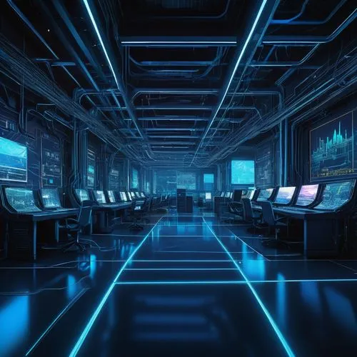 computer room,cyberscene,cyberport,spaceship interior,ufo interior,cybercity,cyberspace,cyberia,cyberpatrol,cybertown,cyberview,the server room,control center,data center,cyberworld,scifi,sulaco,cybernet,computerworld,terminals,Illustration,Black and White,Black and White 22