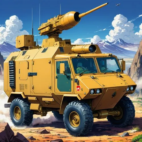 armored vehicle,himars,tracked armored vehicle,armored personnel carrier,smerch,armored car,hmmwv,jgsdf,lrdg,defender,tiv,mowag,sandf,kfz,humvee,otokar,komatsu,jsdf,gsdf,hanomag,Illustration,Japanese style,Japanese Style 03