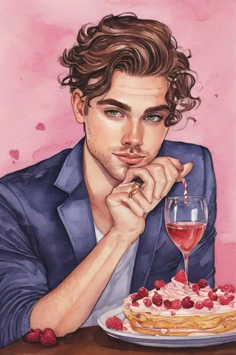 Write a romantic comedy where Tanner Watkins goes on a disastrous blind date.,rose wine,french valentine,thirteen desserts,rose png,robert harbeck,liege waffle,johnnycake,watercolor wine,pink wine,val