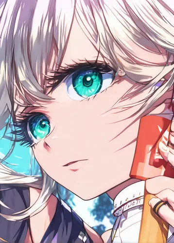 pupils,darjeeling,violet evergarden,heterochromia,ramune,blue eyes,blue eye,pupil,heavy object,wiz,choco,meteora,white sip,soda,darjeeling tea,vivid,spray can,violet eyes,ren,eyes,Illustration,Japanese style,Japanese Style 03