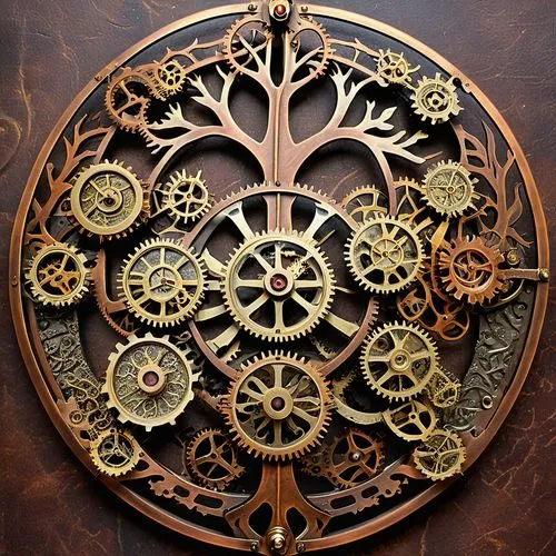 steampunk gears,ship's wheel,astrolabes,tock,cogs,cogwheel,clockmakers,cog wheel,longcase,clockwork,clockmaker,scrollwork,ships wheel,clockworks,wood carving,carved wood,woodcarving,dharma wheel,astrolabe,gears,Illustration,Realistic Fantasy,Realistic Fantasy 13