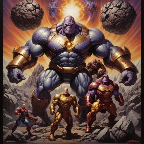 thanos infinity war,thanos,fantastic four,gauntlet,assemble,marvel comics,avengers,alliance,greyskull,a3 poster,the avengers,marvel,xmen,he-man,heroic fantasy,infinity,marvels,wall,x-men,balanced pebb