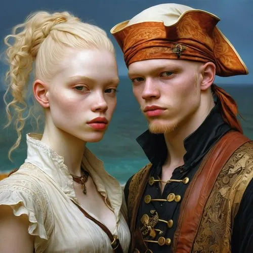 glatorian,albinism,morgause,young couple,scandinavians,albinos,frisians,kattegat,gothic portrait,icelanders,vintage boy and girl,dossi,norsemen,tudors,piracies,galliano,nihang,beautiful couple,antwoord,vinland,Conceptual Art,Fantasy,Fantasy 18