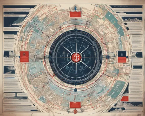 panopticon,millenium falcon,planisphere,spacecraft,bb8-droid,pioneer 10,space station,droid,abstract retro,x-wing,atomic age,district 9,hospital landing pad,orrery,rotating beacon,dartboard,concentric,copernican world system,wind rose,transmitter,Conceptual Art,Fantasy,Fantasy 14