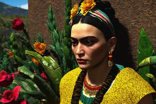 frida,incas,polynesian girl,inca face,aztec,peruvian women,mexican creeper,inca,collared inca,aztecs,southwestern,zoroastrian novruz,mexican culture,ancient egyptian girl,natural cosmetic,tribal chief,african woman,exotic flower,pachamama,titicaca,Art,Artistic Painting,Artistic Painting 31