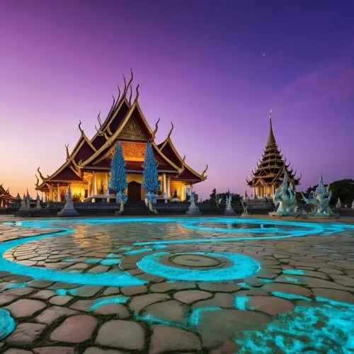 buddhist temple complex thailand,thai temple,thailand,grand palace,white temple,vientiane,chiang mai,thai,asian architecture,chiang rai,southeast asia,cambodia,buddhist temple,thailad,phra nakhon si ayutthaya,teal blue asia,bangkok,thai cuisine,dhammakaya pagoda,laos,Photography,General,Realistic