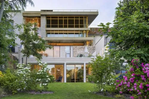 A building,garden design sydney,landscape designers sydney,garden elevation,landscape design sydney,modern house,showhouse,woollahra,landscaped,seidler,beautiful home,residential house,forest house,fr