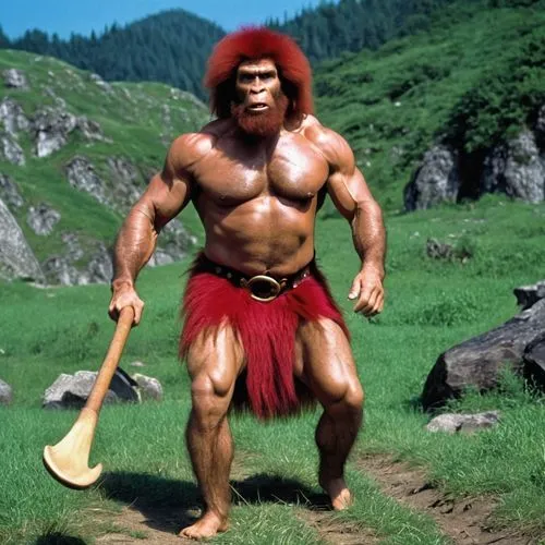 barbarian,hunkpapa,orang utan,neanderthal,cave man,haka,Photography,General,Realistic