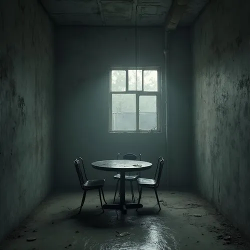 abandoned room,empty room,prison,asylum,cold room,empty interior