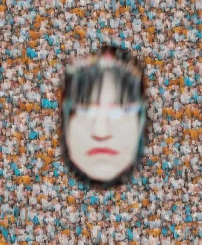 the person has their head in some type of square image,yonezu,chonbuk,doona,omori,soyabean,tiribocchi,Photography,Realistic