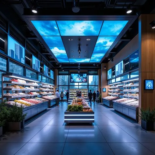 seafood counter,grocer,homegrocer,netgrocer,grocery store,loblaws,kitchen shop,grocers,boulangerie,eataly,servery,meat counter,larder,patisserie,waitrose,bakery,store front,grocery,pastry shop,store fronts