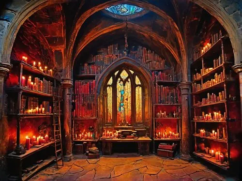 hildebrandt,sacristy,apothecary,ravenloft,crypt,altar,candlemaker,hall of the fallen,ecclesiatical,ossuary,sanctum,iconostasis,sanctuary,lachapelle,pipe organ,advent candles,tabernacles,alcove,presbytery,enshrines,Conceptual Art,Oil color,Oil Color 20