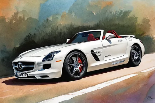 mercedes-benz sls amg,mercedes benz sls,saturn sky,mercedes sls,panoz roadster,american sportscar,sls,pontiac solstice,chrysler crossfire,mercedes sl,sportscar,sports car,luxury sports car,sport car,fast cars,mercedes-benz sl-class,car drawing,fast car,sports car racing,type mercedes n2 convertible,Illustration,Paper based,Paper Based 12