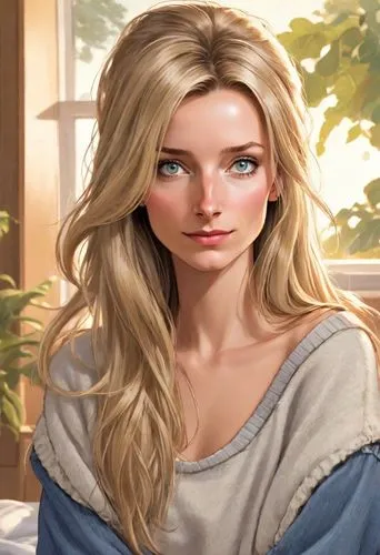 jessamine,elsa,rapunzel,celtic woman,natural cosmetic,blonde woman,fantasy portrait,romantic portrait,portrait background,vanessa (butterfly),world digital painting,blue jasmine,the blonde in the river,elza,cynthia (subgenus),fairy tale character,girl portrait,cassia,blonde girl,main character,Digital Art,Comic