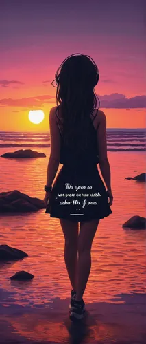 Write a motivational quote featuring rawpixel in a beautiful sunset setting.,to be alone,broken-heart,longing,you are always in my heart,alone,love background,sorrow,crying heart,leave behind,lover's 