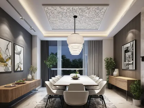 modern kitchen interior,contemporary decor,modern decor,dining room,interior modern design,stucco ceiling,modern kitchen,interior decoration,kitchen design,breakfast room,luxury home interior,interior design,kitchen & dining room table,3d rendering,ceiling lighting,concrete ceiling,interior decor,dining table,ceiling fixture,kitchen interior,Illustration,Black and White,Black and White 16