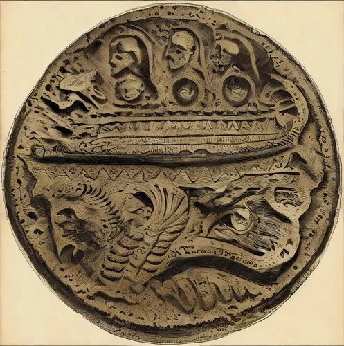 crown seal,decorative plate,nepalese rupee,230 ce,seal,brooch,bonnet ornament,bronze medal,circular ornament,2nd century,nautilus,constellation pyxis,medal,floral ornament,akashiyaki,silver coin,relief,escutcheon,ornament,baltic gray seal,Art sketch,Art sketch,Traditional