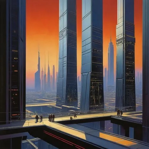 coruscant,schuiten,mcquarrie,schuitema,futuristic landscape,skyscrapers,cybercity,coruscating,cityscape,futurists,skylstad,metropolis,futuristic architecture,sedensky,sci fiction illustration,dystopian,futuregen,cybertown,futuristic,cyberport,Conceptual Art,Sci-Fi,Sci-Fi 15