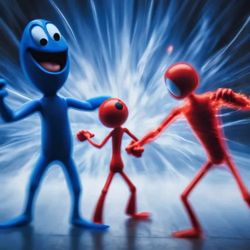 fight,friendly punch,debate,conflict,battle,unite,run,connect competition,animated cartoon,arguing,germs,puppets,confrontation,thumb cinema,cgi,pac-man,versus,comedy and tragedy,don't get angry,striking combat sports,Photography,Artistic Photography,Artistic Photography 04