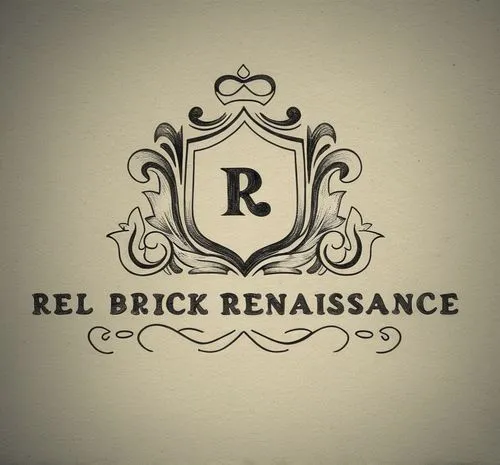 鉛筆手繪ＬＯＧＯ,a black and white po of the word rell brick renaissance,renaissance,remanence,brick background,reinsurance,renascence,refinances