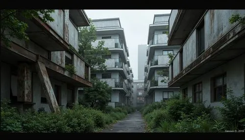 hashima,alleyway,alleyways,higurashi,ruelle,scampia,alley,boardinghouses,apartment blocks,lostplace,apartment block,apartment buildings,overgrowth,old linden alley,overdeveloped,slums,overdevelopment,kowloon city,alleys,housing estate