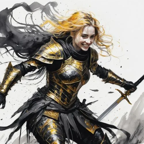 glorfindel,sigyn,brienne,female warrior,elendil,finrod,Illustration,Paper based,Paper Based 20