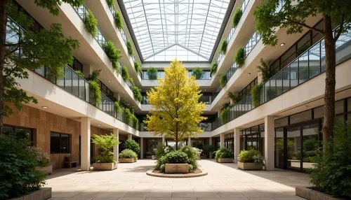 atriums,schulich,courtyards,atrium,wintergarden,inside courtyard,courtyard,oakbrook,biopolis,streamwood,breezeway,aldersgate,sunnybrook,calpers,essec,technion,biotechnology research institute,woodway,winter garden,embl