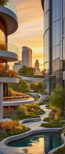 brasilia,futuristic architecture,modern architecture,calpers,segerstrom,landscaped,landscape designers sydney,oakbrook,interlace,getty centre,infosys,landscape design sydney,kaust,glass facade,waterplace,songdo,safdie,getty,waterview,ucsd,Illustration,Retro,Retro 15