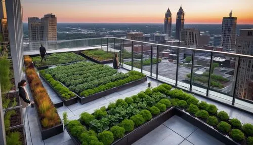 roof garden,roof terrace,roof landscape,balcony garden,grass roof,vegetables landscape,roof top,ecoterra,microhabitats,rencen,skyscapers,skydeck,greenhouse effect,skyloft,sustainability,greentown,microgreens,observation deck,landscaped,climbing garden,Illustration,Vector,Vector 20