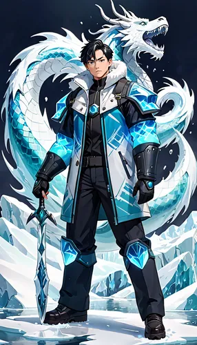 wuchang,iceman,monsoon banner,icemaker,winterblueher,dragon li,yukio,blue snake,guilinggao,eternal snow,sea ice,infinite snow,yi sun sin,father frost,xing yi quan,swordsman,moraine,blue snowflake,water glace,glacial,Anime,Anime,General