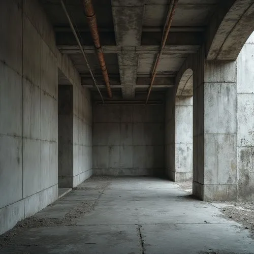 empty interior,dilapidation,souterrain,concrete ceiling,undercroft,underpasses,exposed concrete,concrete background,urbex,parkade,empty hall,basement,underpass,reformatory,crawlspace,passageway,subbasement,disused,majdanek,hashima,Photography,General,Realistic