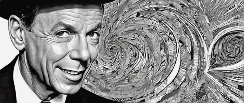 anellini,digiart,fibonacci spiral,mandelbulb,paisley digital background,fractals art,aluminium foil,spiral background,spirography,mandelbrodt,aluminum,aluminum foil,abstract cartoon art,computed tomography,vortex,time spiral,spirograph,roy lichtenstein,waves circles,frank sinatra,Illustration,Black and White,Black and White 05