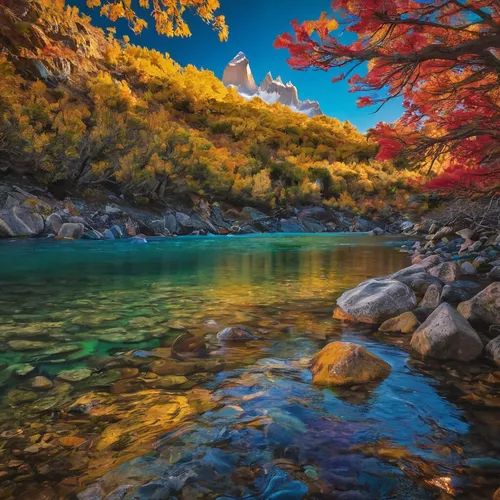 patagonia,autumn in japan,colorful water,fall landscape,mountain river,autumn landscape,autumn mountains,colors of autumn,river landscape,autumn background,flowing creek,seton lake,maine,autumn scenery,valais,autumn colors,tekapo,a river,aura river,autumn forest,Conceptual Art,Daily,Daily 24