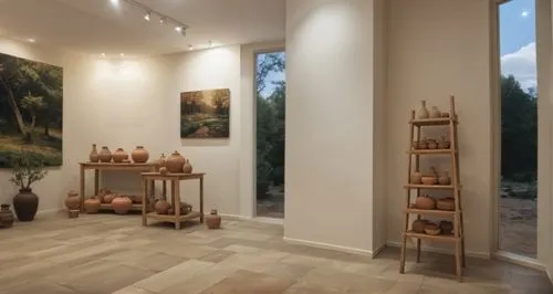 gallery,mudroom,art gallery,ballymaloe,galeria,home interior,hardwood floors,hallway space,limewood,wood floor,pantry,the living room of a photographer,marazzi,bellocq,ceramic floor tile,interior decor,travertine,interior design,gallerie,morandi