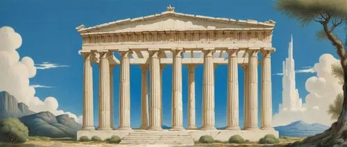 greek temple,temple of diana,doric columns,roman temple,artemis temple,acropolis,capitolium,tempio,zappeion,caesonia,archidamus,stylites,the parthenon,caesarion,doric,classical antiquity,parthenon,metapontum,akropolis,halicarnassus,Illustration,Black and White,Black and White 23