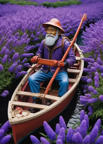 lavender cultivation,lavender fields,sailing blue purple,the lavender flower,lavandula,sea of flowers,lavander,lavender field,lavendar,sea-lavender,india hyacinth,lavender flower,purple landscape,valensole,violet flowers,dulcimer herb,lavenders,beard flower,lavender flowers,chives field,Illustration,Japanese style,Japanese Style 14