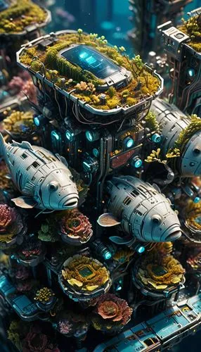 aquaculture,fish market,fishmarket,aquarium,apiarium,fish farm,fishes,poissons,seafood counter,floating islands,stacked turtles,colony,artificial islands,school of fish,undock,helicarrier,seaquarium,oceanarium,fish in water,aquariums,Photography,General,Sci-Fi