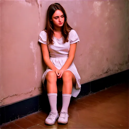 girl sitting,detention,worried girl,depressed woman,sad girl,holding shoes,girl on the stairs,knee-high socks,school uniform,teen,schoolgirl,sad woman,portrait of a girl,girl praying,girl in a long,the girl in nightie,girl in overalls,girl with cereal bowl,woman sitting,girl studying,Art,Classical Oil Painting,Classical Oil Painting 19