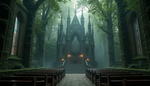 forest chapel,haunted cathedral,holy forest,sanctuary,gothic church,cathedral,holy place,black church,wooden church,the black church,sanctum,sunken church,hall of the fallen,ecclesiatical,shrine,cathedrals,enshrines,place of worship,ecclesiastical,ecclesiastic,Photography,General,Realistic