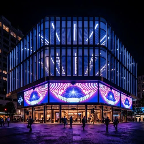 luminato,cinerama,selfridges,hammerson,o2 tower,illuminated advertising,walt disney center,bloomingdales,msg,danube centre,broadgate,madison square garden,cornerhouse,debenhams,hongdan center,zeil,radio city music hall,department store,niketown,glass building