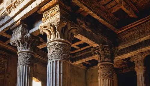 pillar capitals,columns,celsus library,pillars,columnas,colonnaded,colonnades,qutub,ajanta,baalbek,khajuraho,cenotaphs,carvings,roman columns,champaner,ranakpur,chhatri,makli,iltutmish,qutubminar,Conceptual Art,Oil color,Oil Color 18