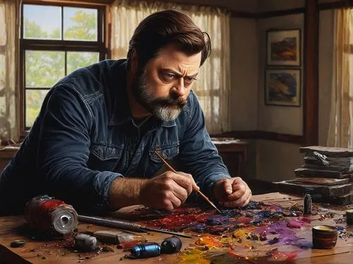 offerman,sculptor ed elliott,craftsman,shoemaker,watchmaker,rothfuss,Conceptual Art,Daily,Daily 01