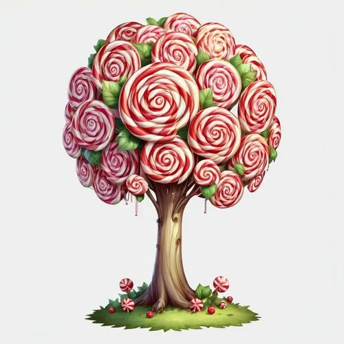 strawberry tree,rose flower illustration,rose png,flourishing tree,mirabelle tree,rose sleeping apple,Illustration,Abstract Fantasy,Abstract Fantasy 11