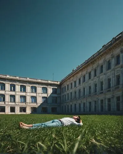 girl lying on the grass,augarten,paristech,dormitory,gursky,universitaire,marienbad,sanatoriums,schoenbrunn,insubria,dormitories,thorgerson,universitaires,planking,folkwang,on the grass,documenta,herrenhausen,universita,sanatorium,Photography,Documentary Photography,Documentary Photography 08