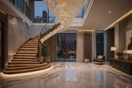 luxury home interior,penthouses,luxury property,interior modern design,luxury home,staircase,hallway,outside staircase,interior design,luxury bathroom,hallway space,beautiful home,contemporary decor,modern decor,entryway,home interior,chandelier,interior decoration,great room,luxe,Photography,General,Natural